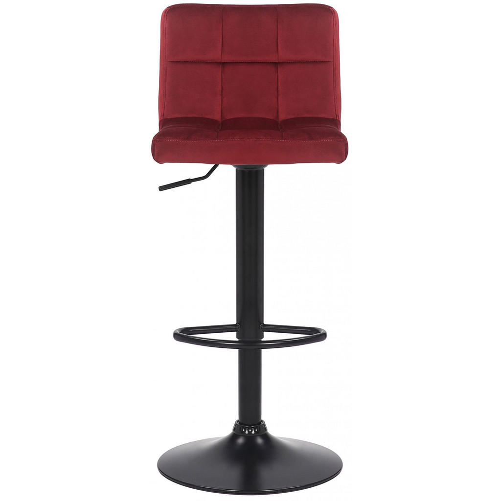 Thumbnail - CLP Barhocker, Rot, Textil, 40x85x40 cm, Esszimmer, Barmöbel, Barhocker