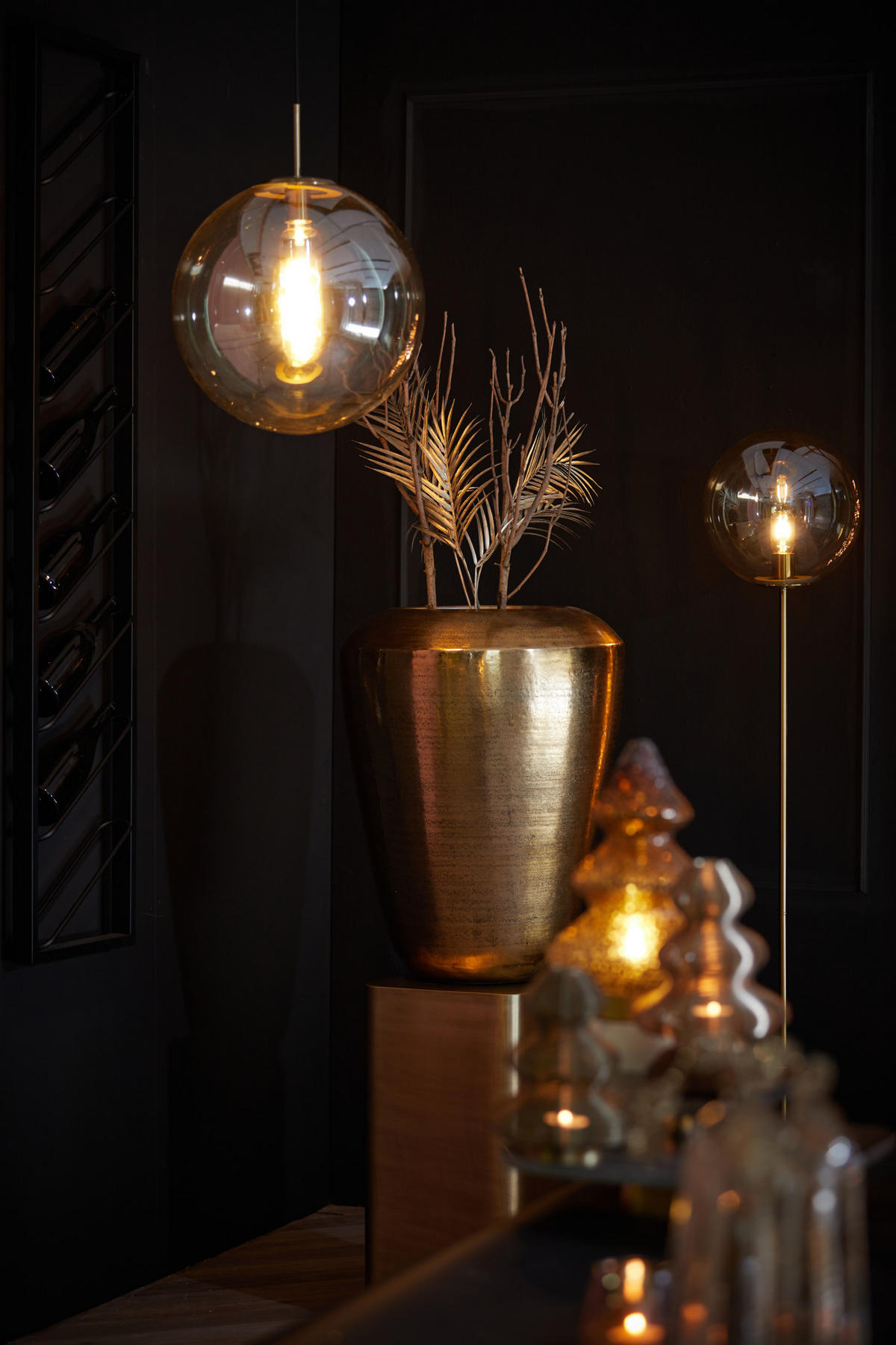 VASE Louie Bronze Ø53/89 cm - Bronzefarben, Metall (89cm) - Light & Living