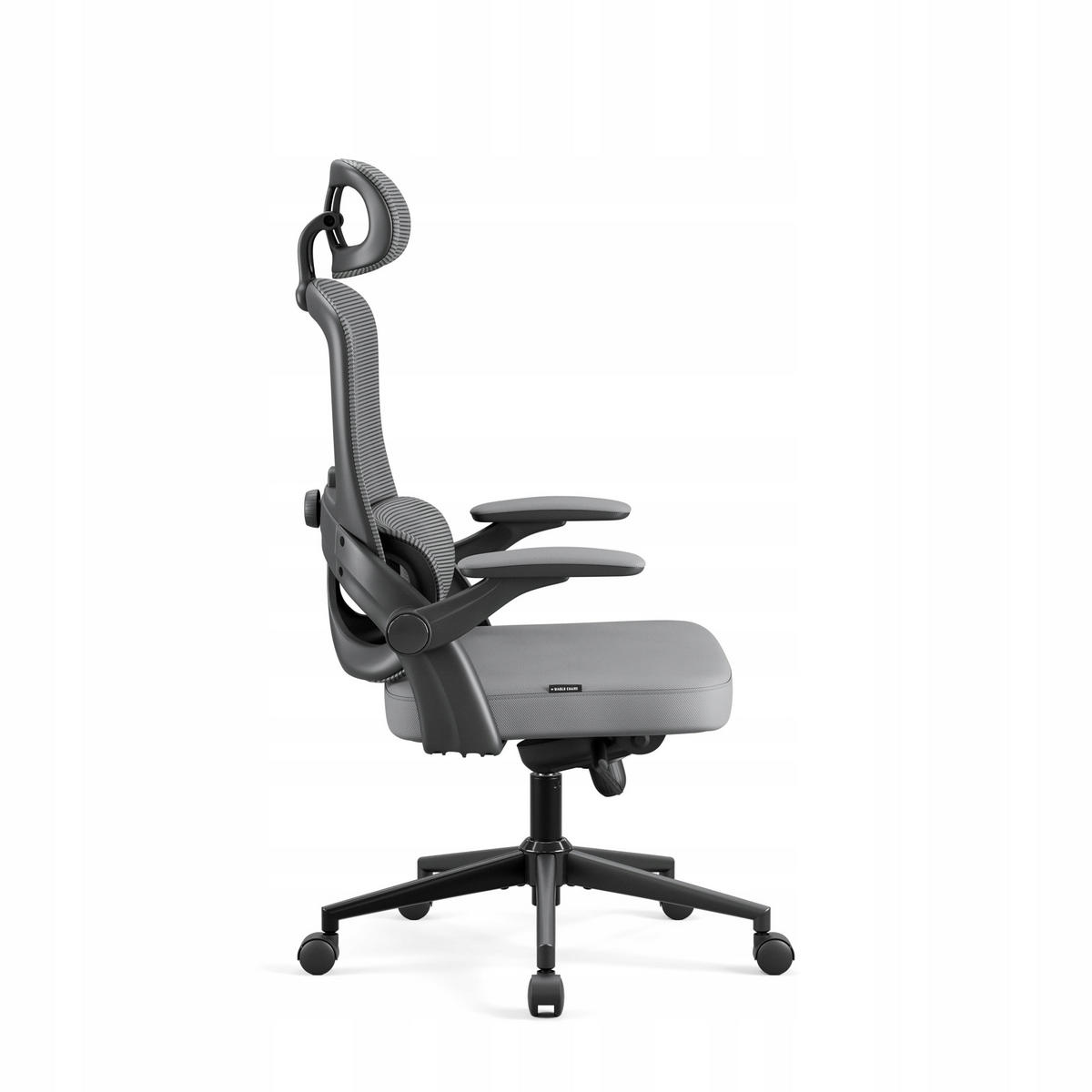 BÜROSTUHL V-LIGHT - Grau, Textil (70/102/48cm) - Diablo Chairs