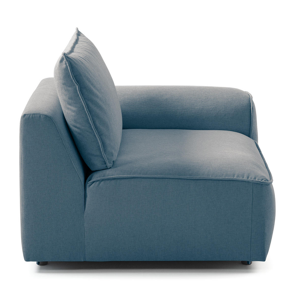 MODULSESSEL - Blau, Holz/Textil (104/82/99cm) - home24