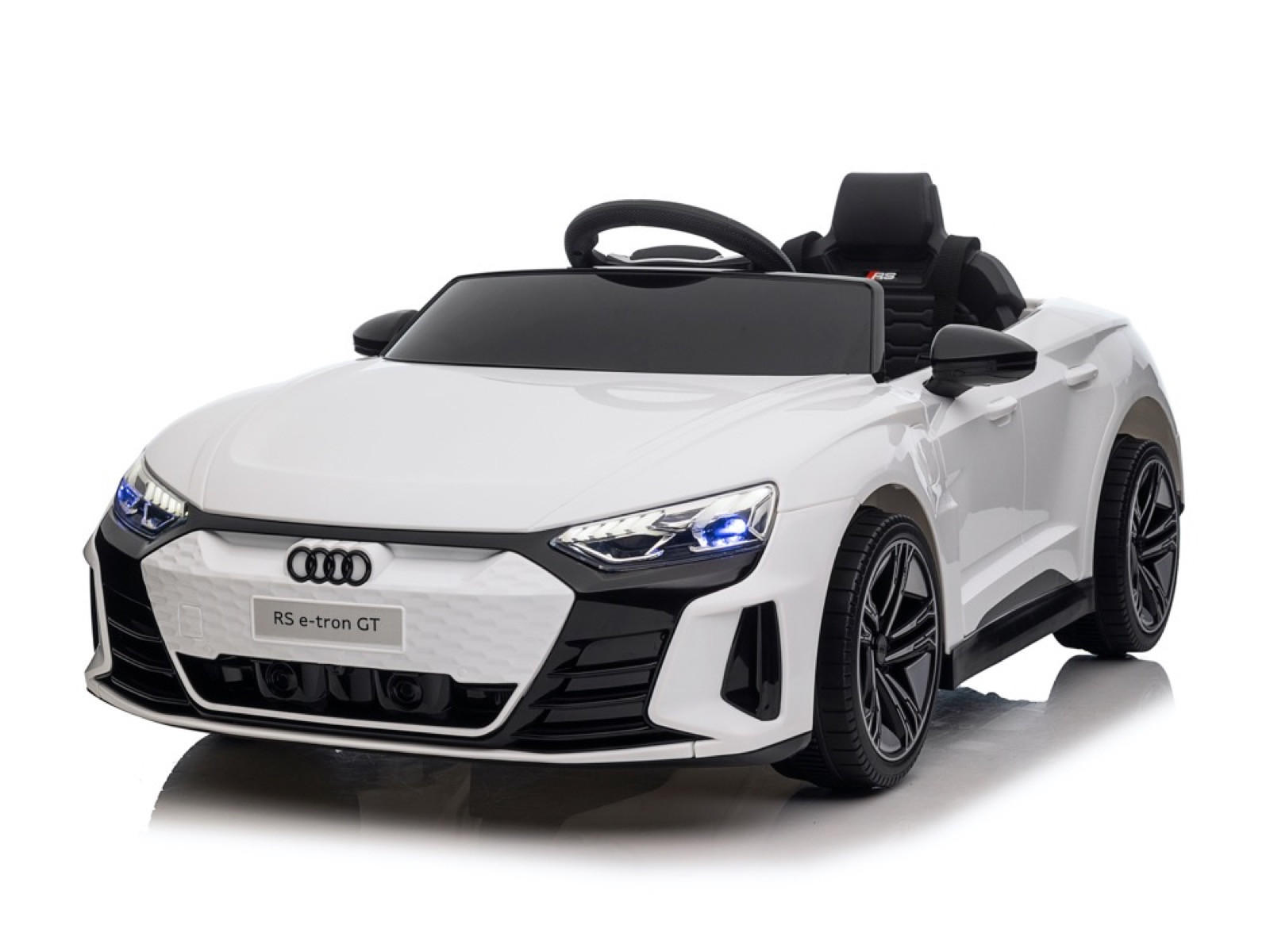 KINDER ELEKTROAUTO Audi RS e-tron GT Weiß - Weiß, Kunststoff (103/58/41cm) - TPFLiving