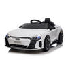 KINDER ELEKTROAUTO Audi RS e-tron GT Weiß - Weiß, Kunststoff (103/58/41cm) - TPFLiving