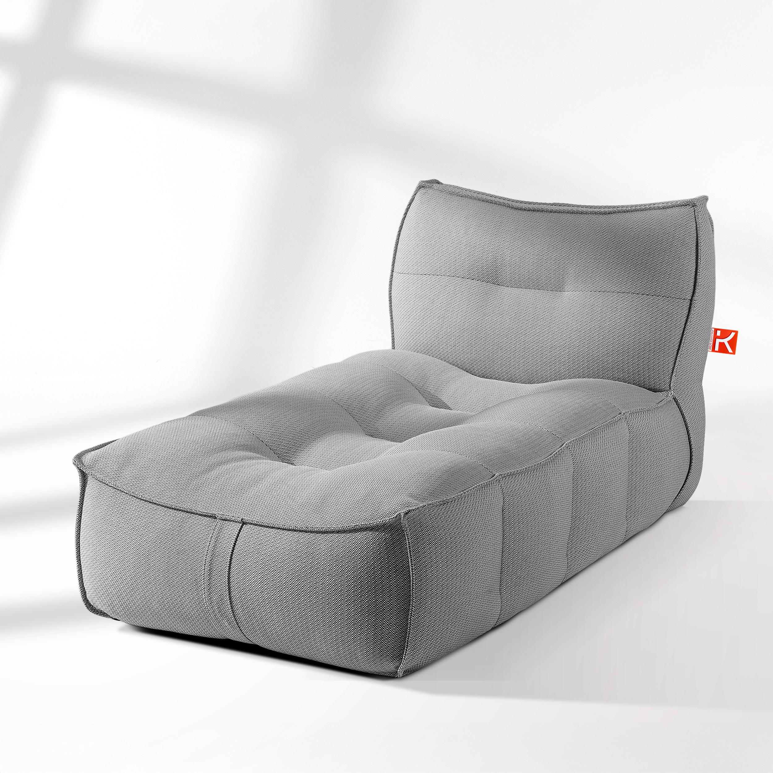 Thumbnail - Konsimo® Gartenliege, Schwarz, Textil, 90x82x174 cm, Loungemöbel, Lounge-Sessel
