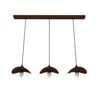 HÄNGELEUCHTE - Dunkelbraun, Metall (25/30/120cm) - Lumicom