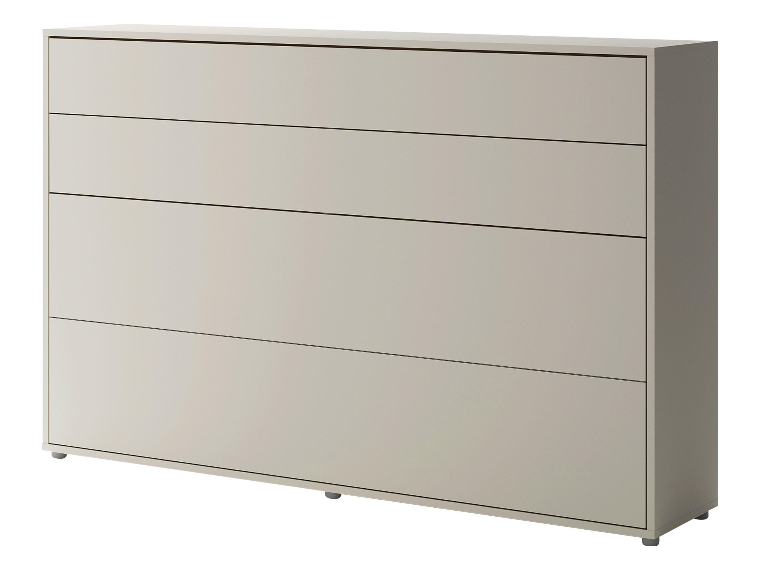 SCHRANKBETT Bed-Concept BC-05 120x200 - Kaschmir/Grau, Holz/Holzwerkstoff (120/200cm) - MIRJAN24