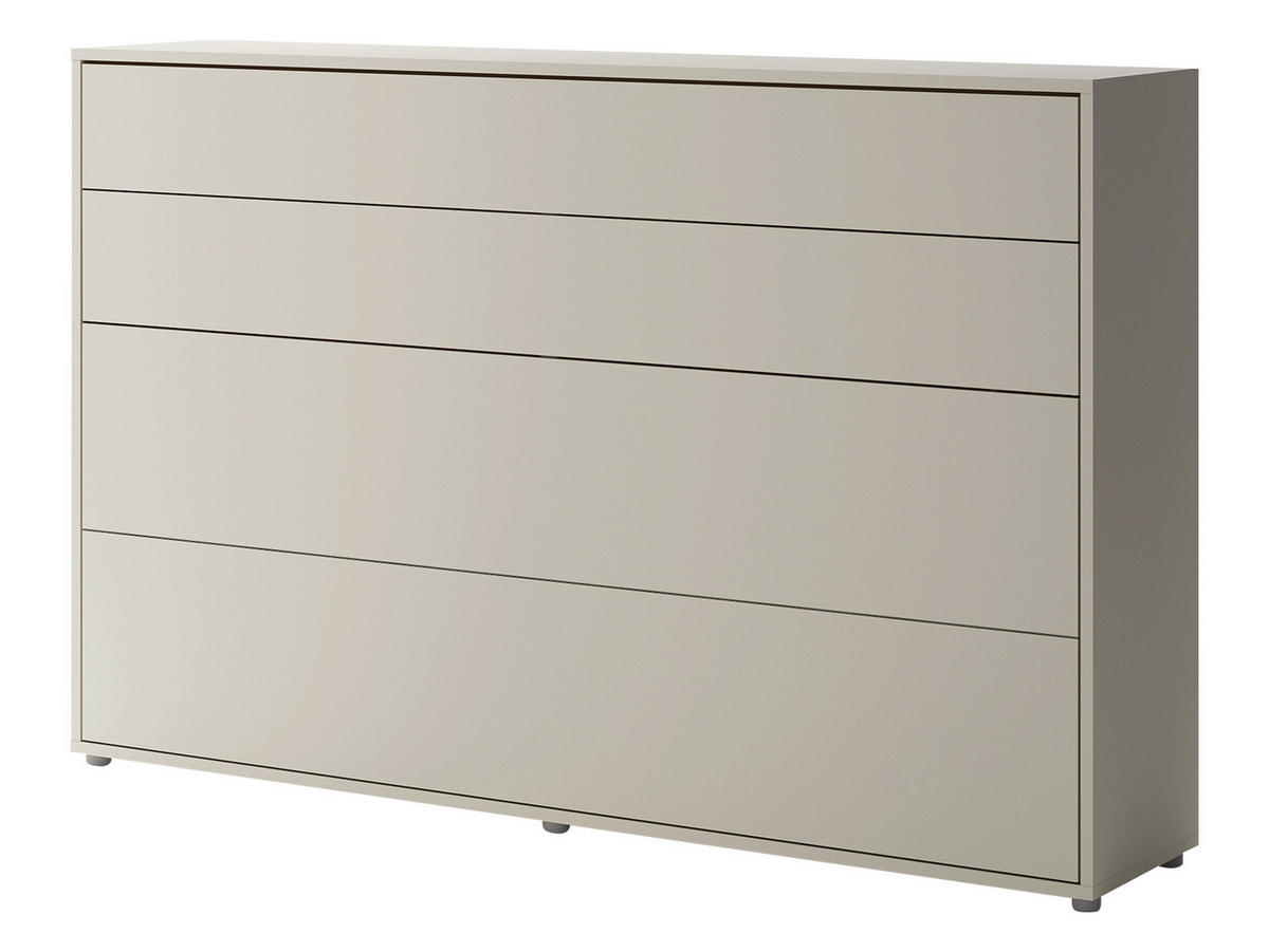 SCHRANKBETT Bed-Concept BC-05 120x200 - Kaschmir/Grau, Holz/Holzwerkstoff (120/200cm) - MIRJAN24