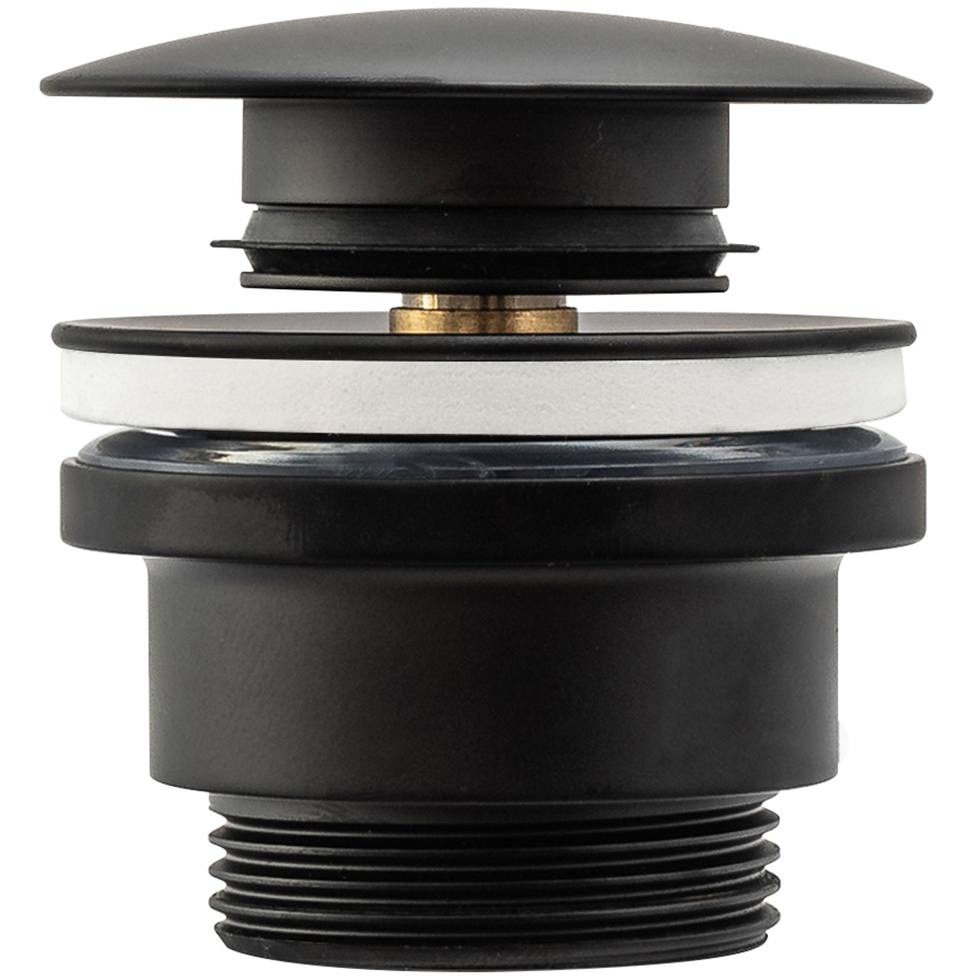KLIK-KLAK Stöpsel Universell Rea Black - Schwarz, Metall (6.4/13/6.4cm) - REA