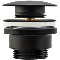 KLIK-KLAK Stöpsel Universell Rea Black - Schwarz, Metall (6.4/13/6.4cm) - REA