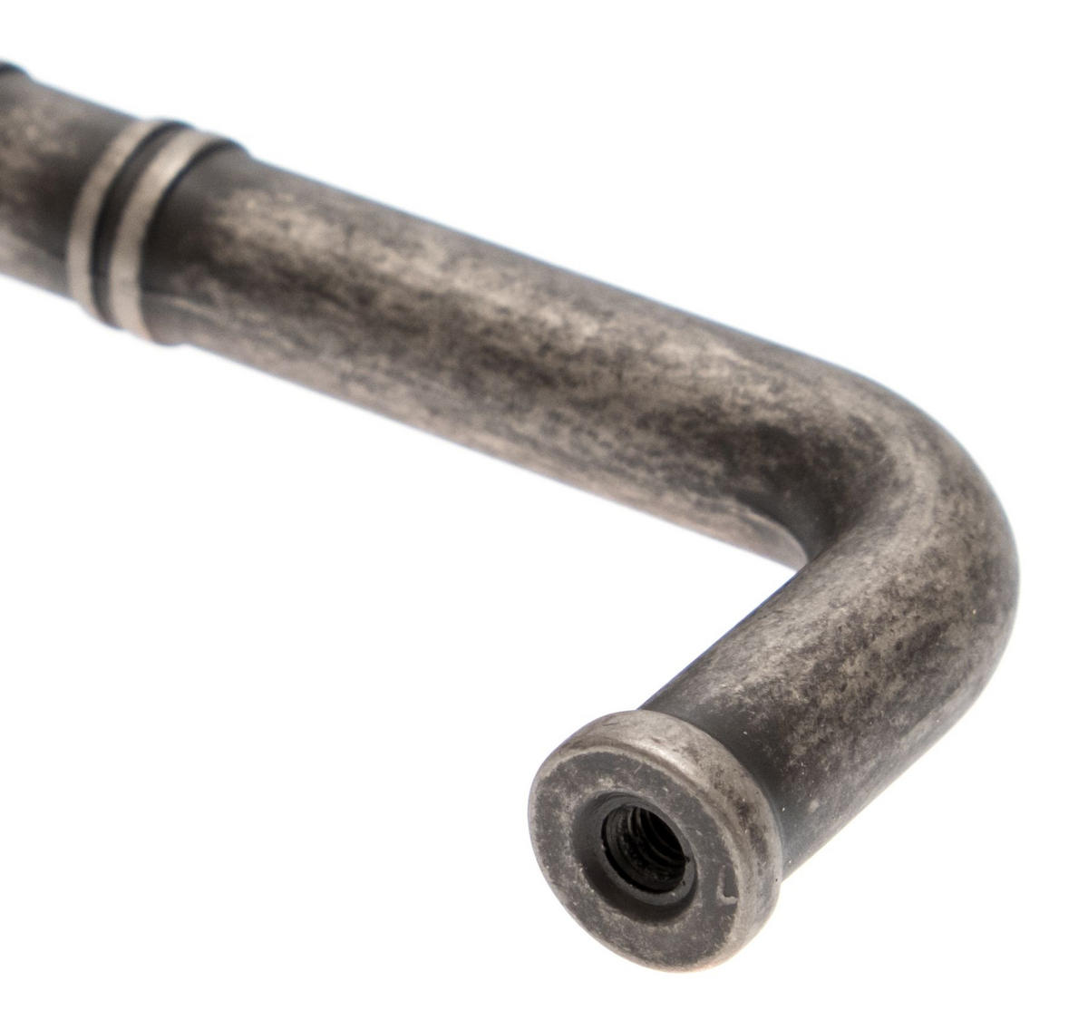 MÖBELGRIFF BA 160 mm Küchengriff Altsilber Vintage Metall Türgriff Landhaus Stil - Silberfarben, Metall (1/4/17.2cm)