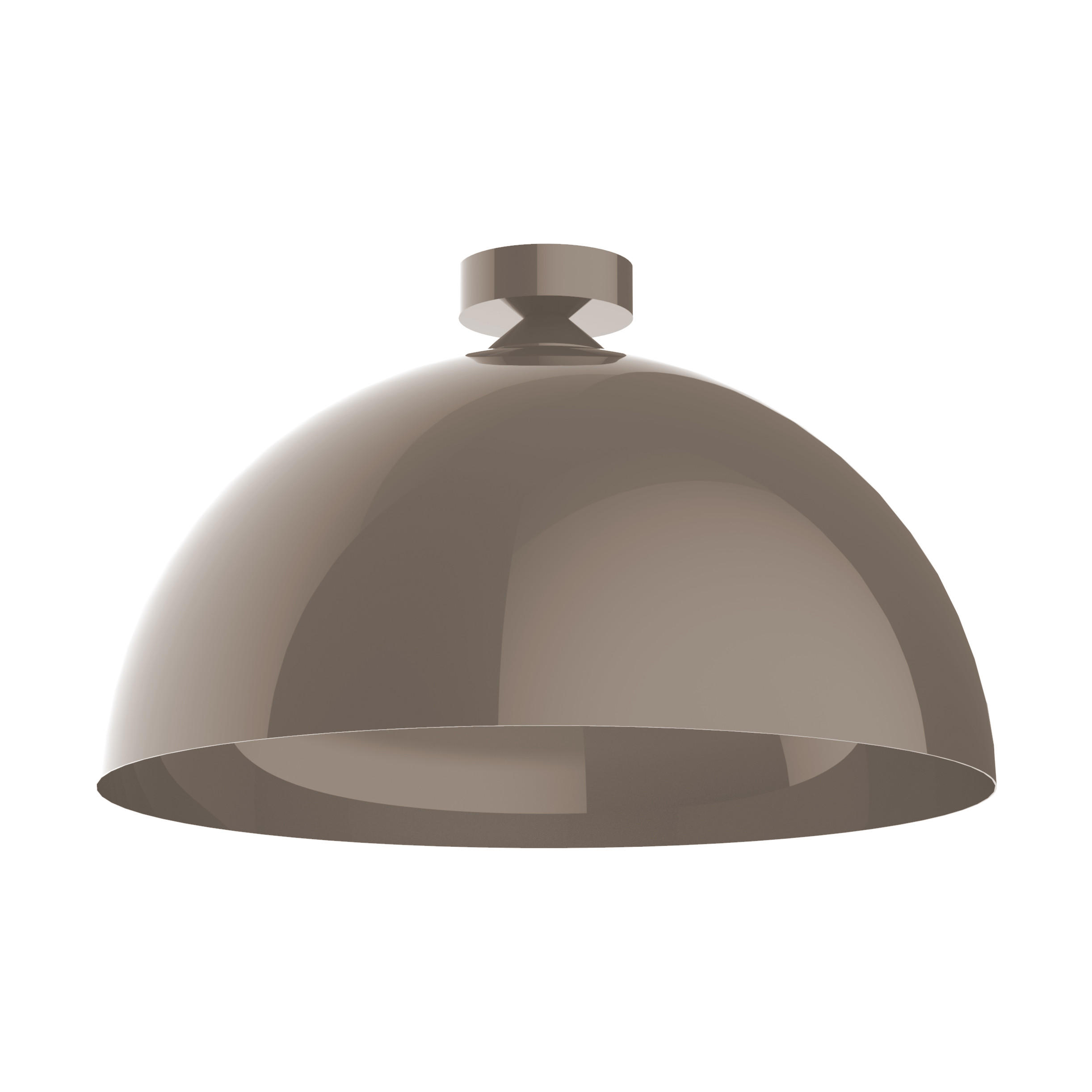 DECKENLEUCHTE - Graubraun, Metall (40/40/20cm) - Lumicom