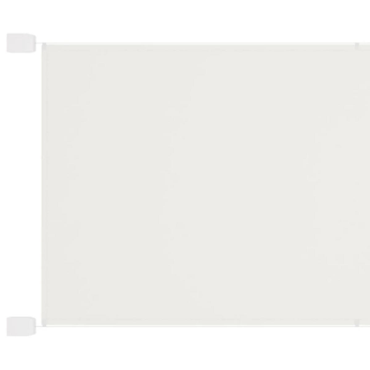 SENKRECHTMARKISE Weiß 140x420 cm Oxford-Gewebe - Weiß, Textil (140/420/420cm) - furnicato