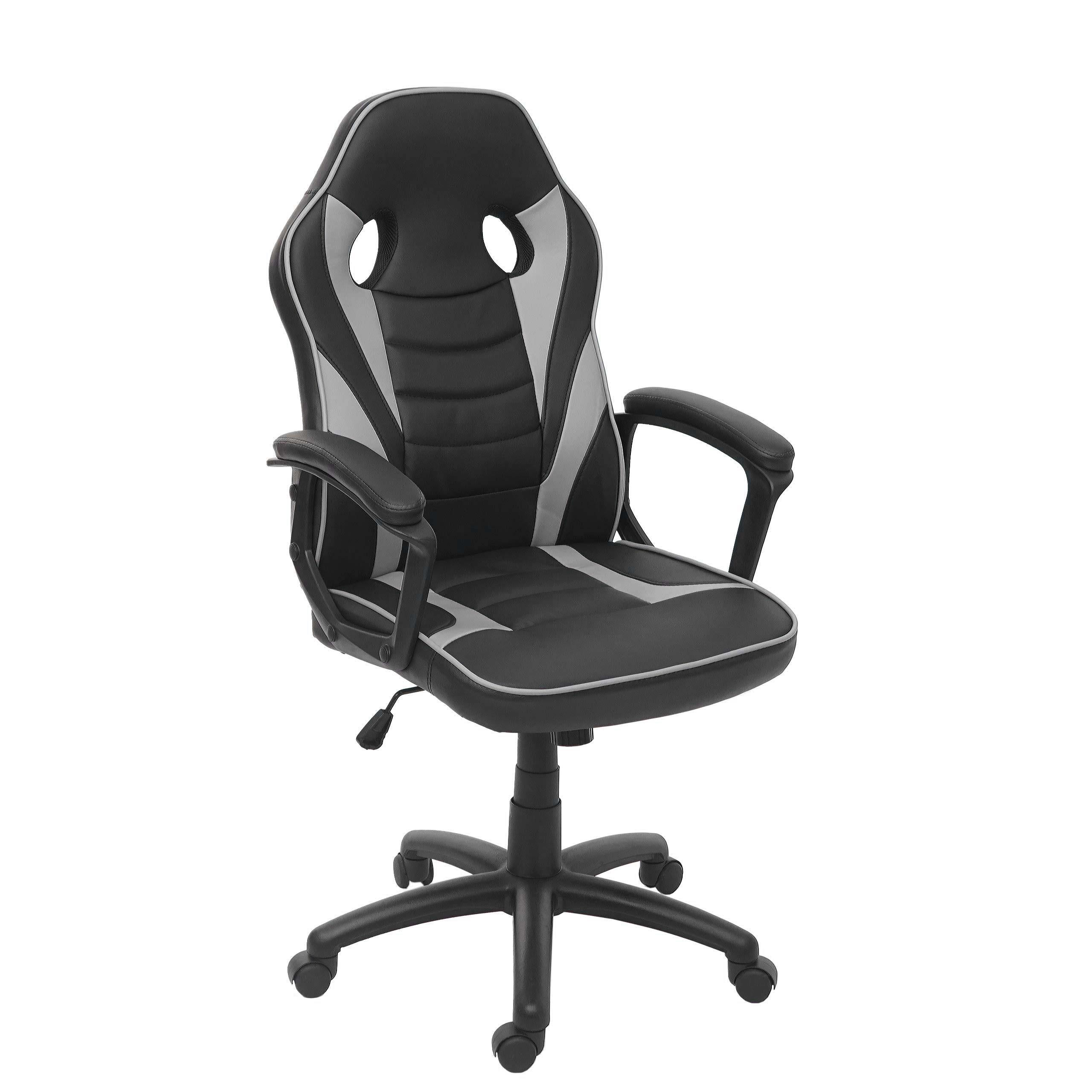 BÜROSTUHL Schwarz, Grau - Schwarz/Grau, Textil (63/119/64cm) - MCW