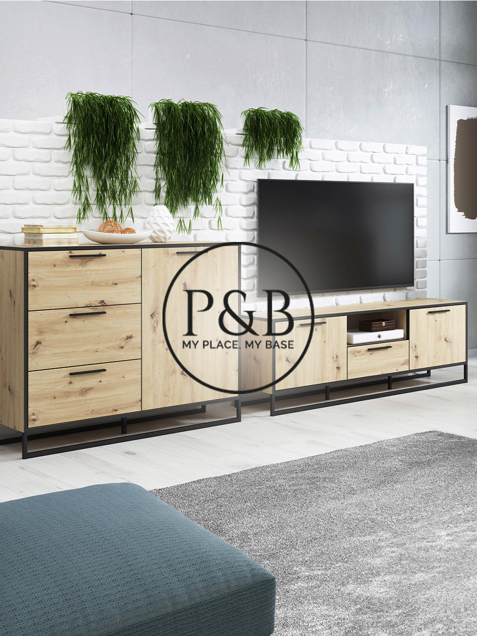 P&B Kommode und Sideboard in Holzoptik