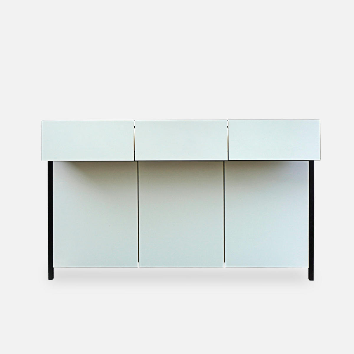 HOLZKOMMODE auf Beinen BOSTON I - Eichefarben, Holz (155/100/35cm) - Rawood Furniture