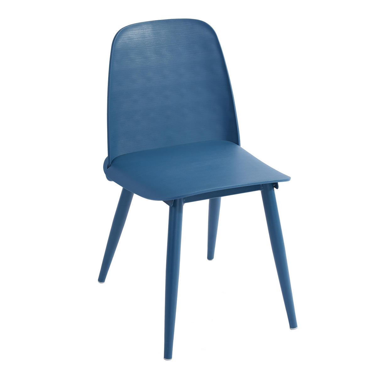 ESSZIMMERSTUHL 4er-Set Kunststoff - Blau, Kunststoff/Metall (44/81/52cm) - Urban Meuble