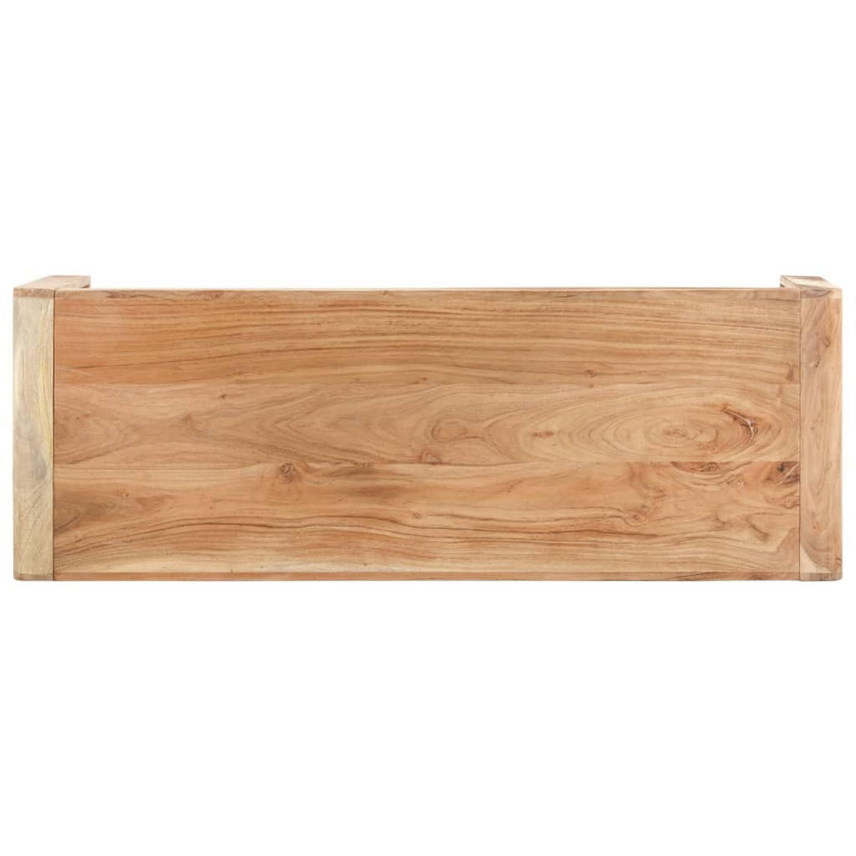 SITZBANK Niki 110x38x46 cm Akazie - Braun, Holz (110/46/38cm) - DELUKE