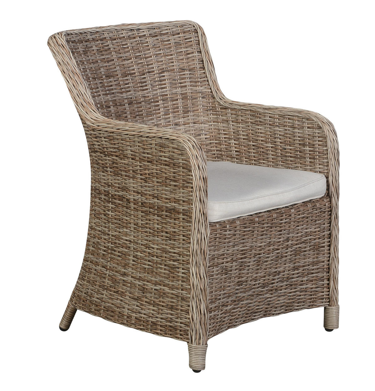 GARTENSTUHL, Gram, Stühle Natur, Rattan, 65 x 61 x 86 cm, 2-teilig - Naturfarben, Naturmaterialien (65/86/61cm) - ebuy24