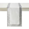 TISCHLÄUFER Kholio - Silberfarben, Textil (180/35/1cm) - home&you