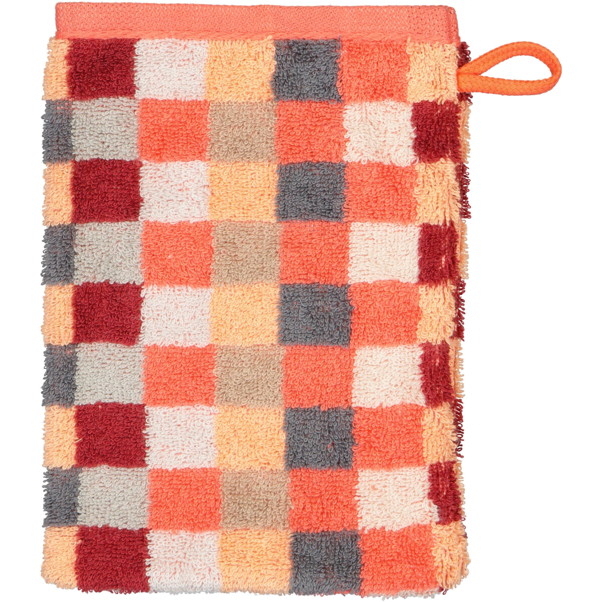 Cawö Waschlappen Rot 16x22 cm