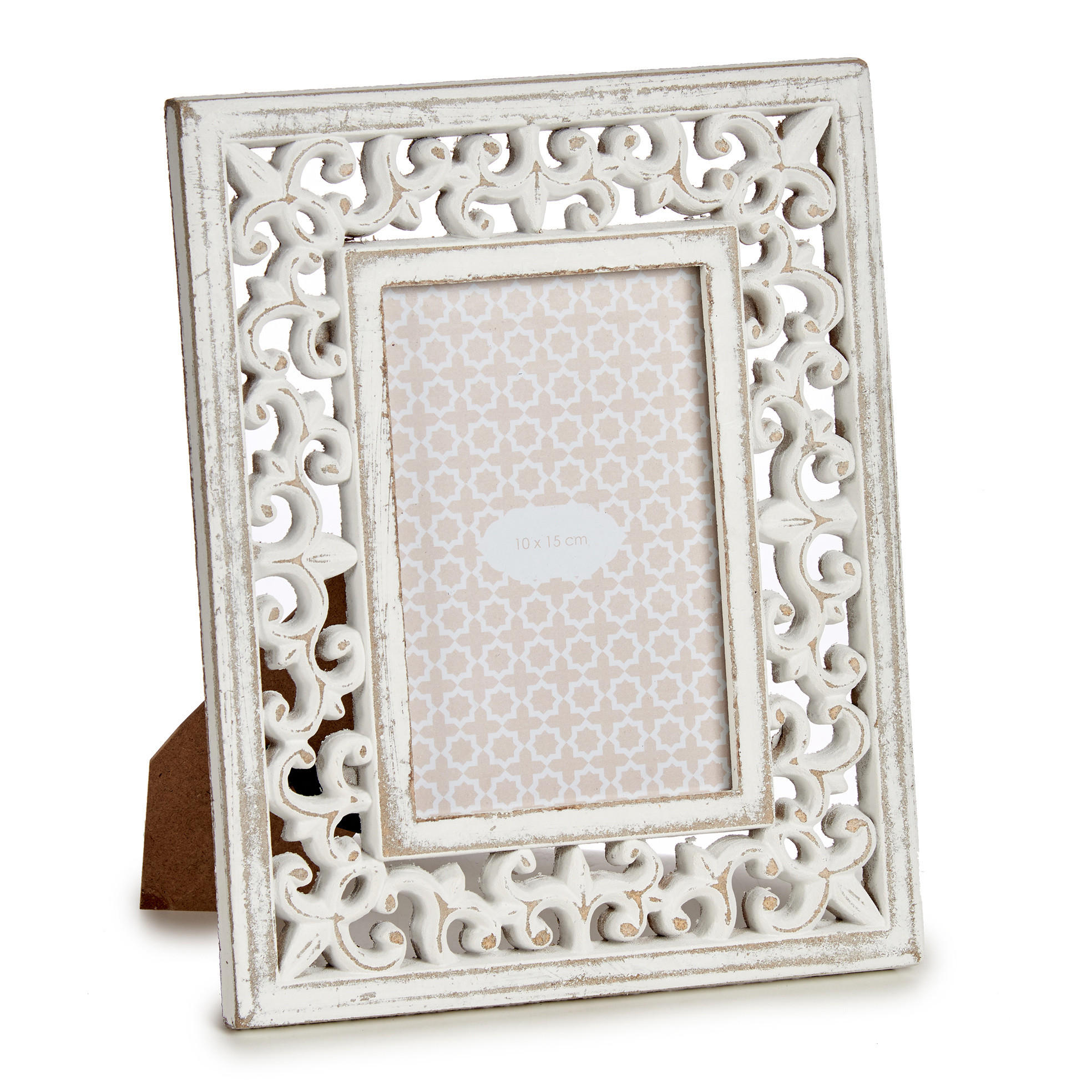 BILDERAHMEN Lira 19,6/11,5/24,5 cm - Weiß, Holz (19.6/24.5/11.5cm) - Giftdecor