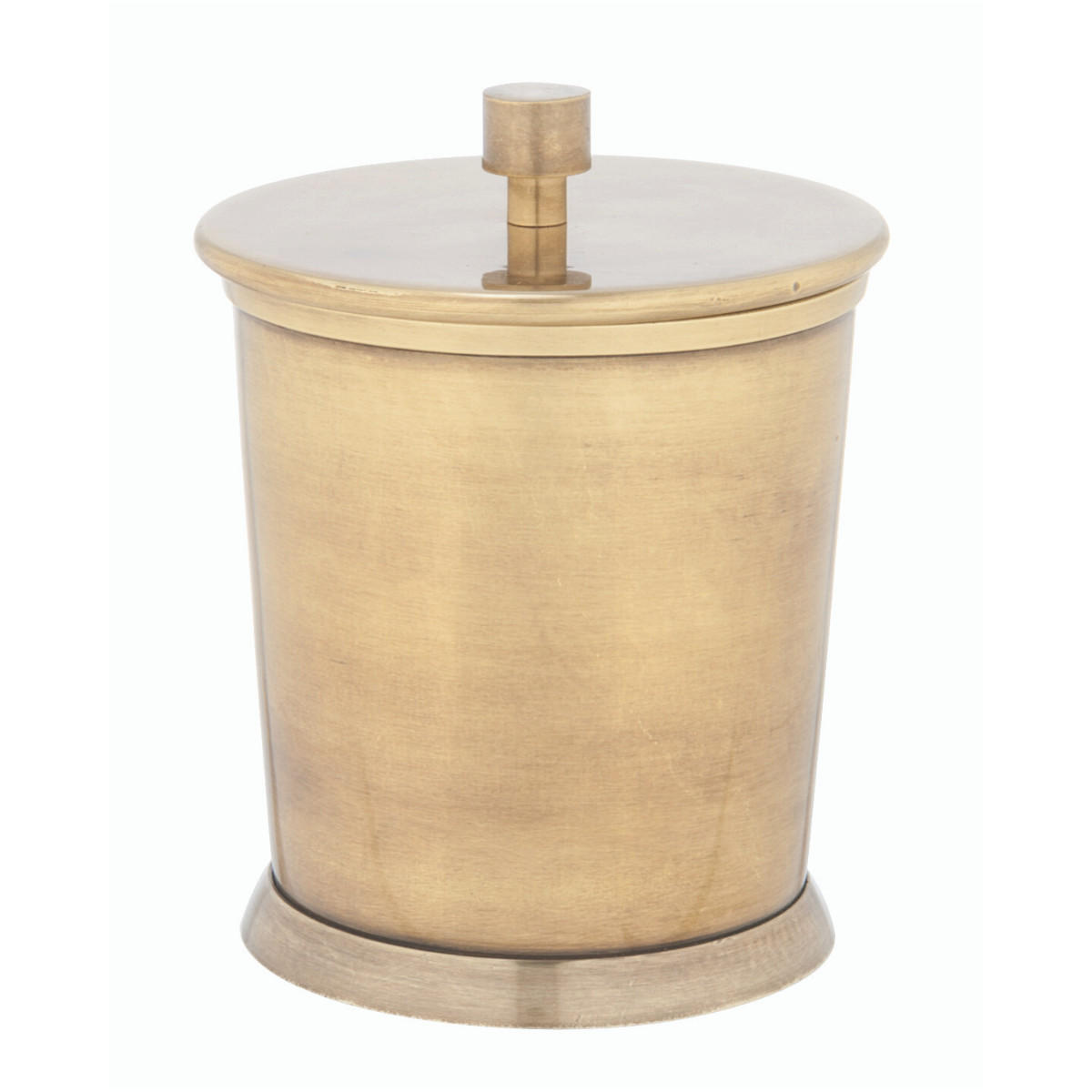 BAUMWOLLBOX aus Messing mit goldener Oberfläche - Goldfarben, Metall (12/12/12cm) - Signature