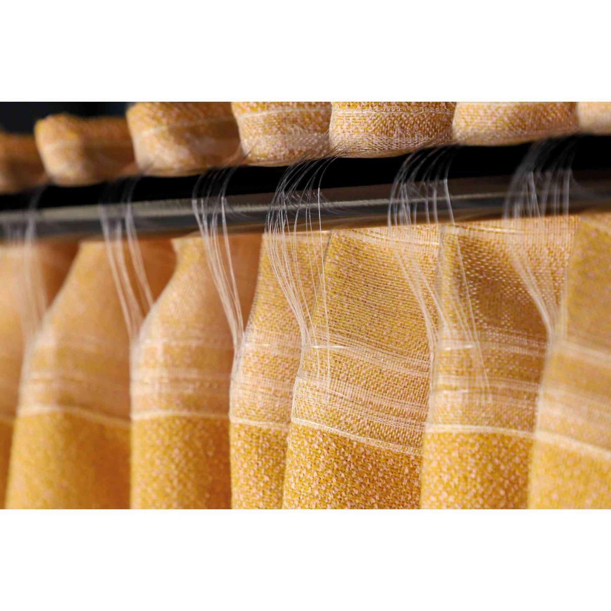 SCHLAUFENVORHANG FUN - Gelb, Textil (130/1/250cm) - Esprit