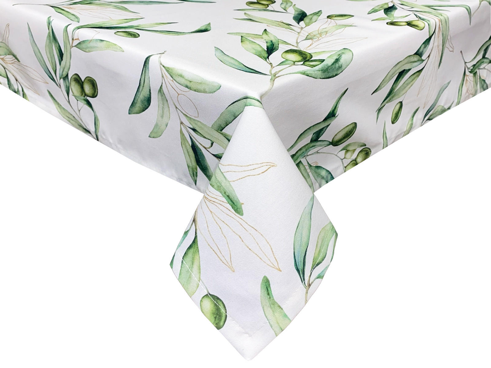 TISCHDECKE Italy Design Oliven 130/220 cm - Ecru/Multicolor, Textil (130/220cm) - beties Heimtextil