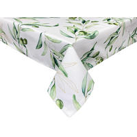 TISCHDECKE Italy Design Oliven 110/110 cm - Ecru/Multicolor, Textil (110/110cm) - beties Heimtextil