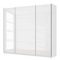 SCHWEBETÜRENSCHRANK - Weiß Hochglanz/Weiß, Holzwerkstoff (270/236/68cm) - home24