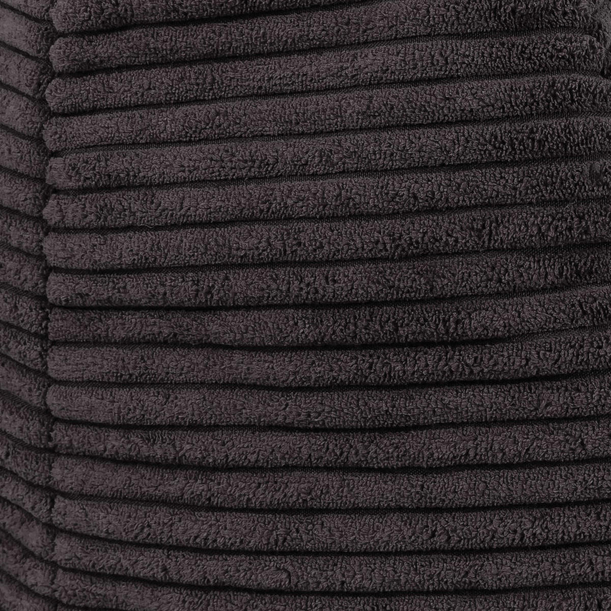 SITZSACK Dalton mit Hocker - Dunkelgrau/Anthrazit, Textil (90/73/84cm) - icon