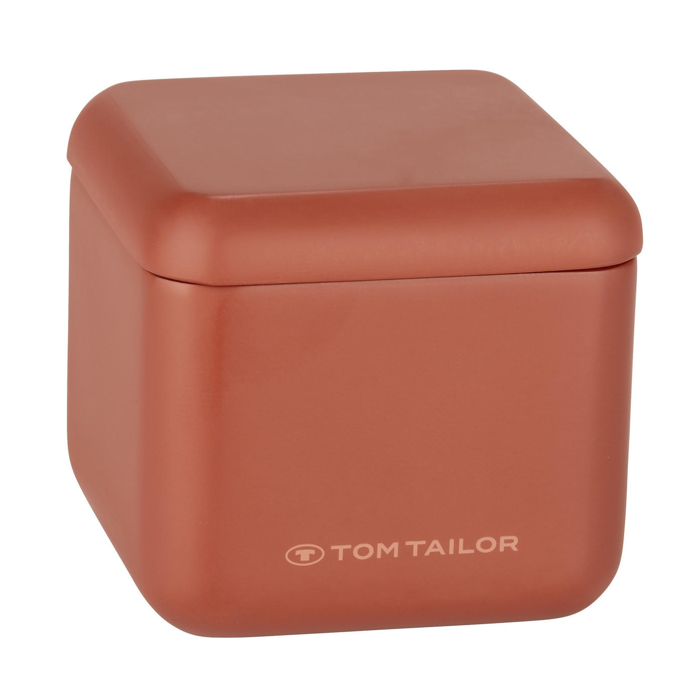 BAD-ORGANIZER mit Deckel - Rot, Kunststoff (8.5/7.7/8.5cm) - Tom Tailor