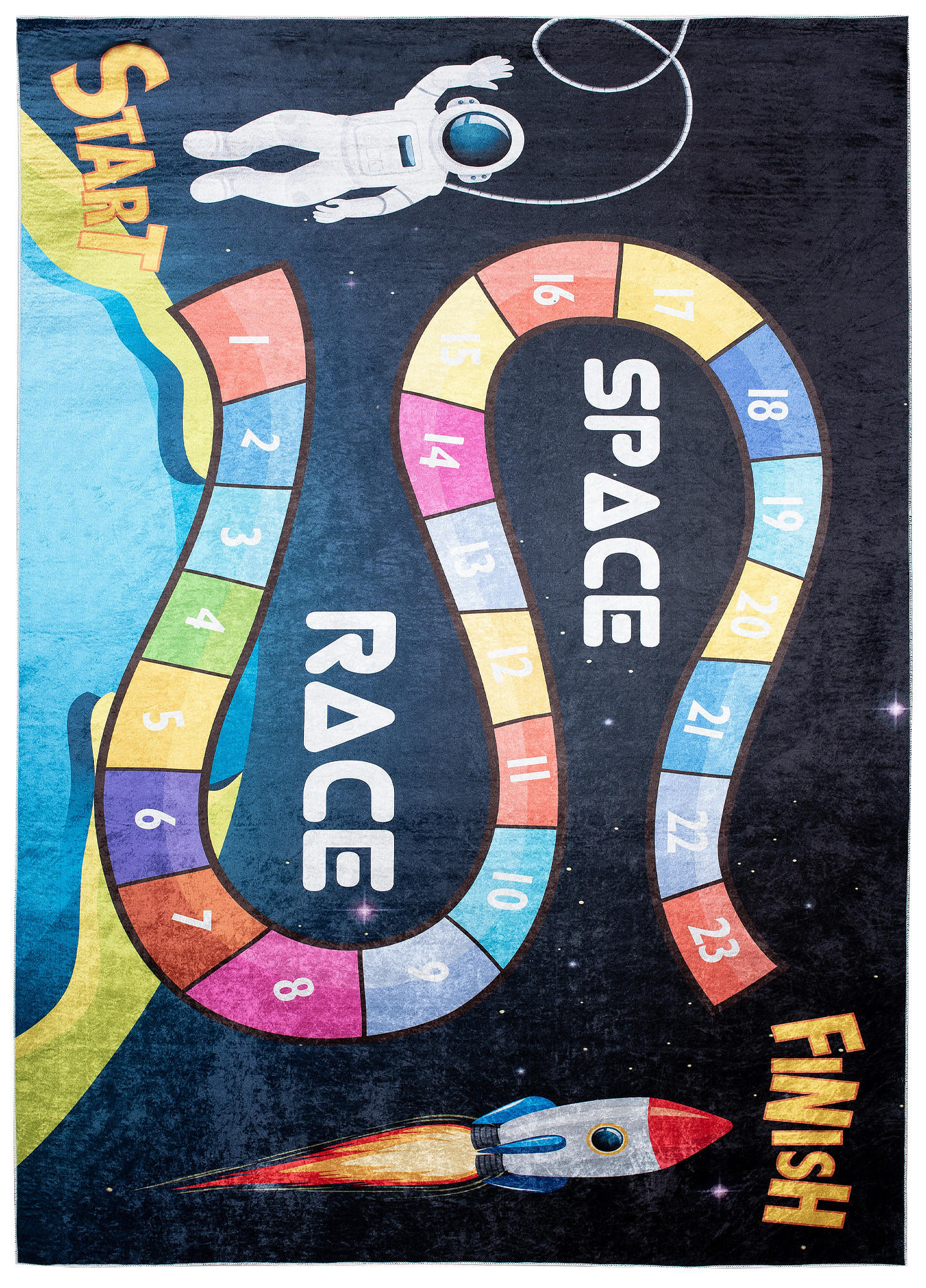 TEPPICH EMMA Dunkelblau 120/170 cm - Dunkelblau, Kunststoff (120/170cm) - Tapiso