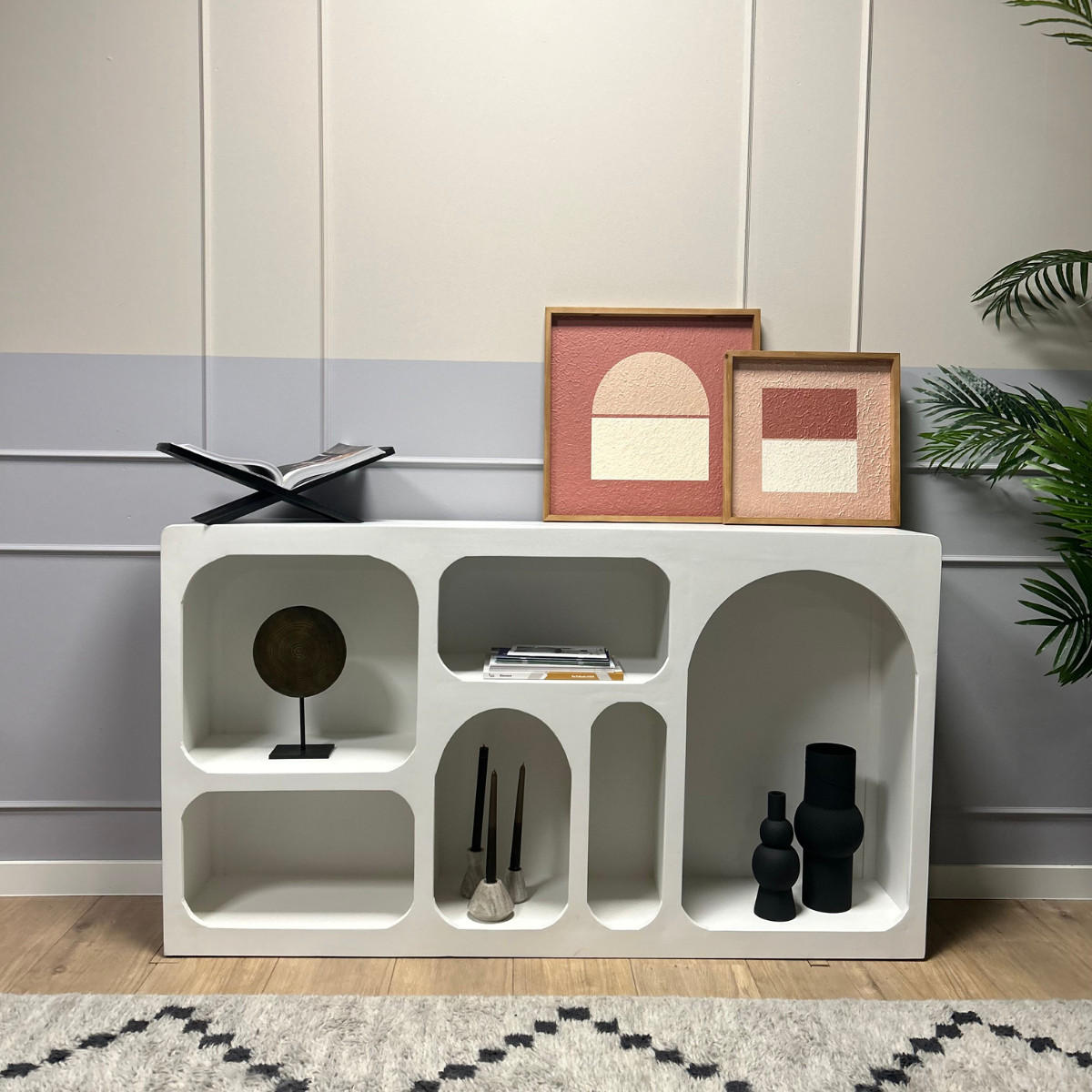 SIDEBOARD Caya Weiß 33/160/90 cm - Weiß, Holz (160/90/33cm) - Starfurn