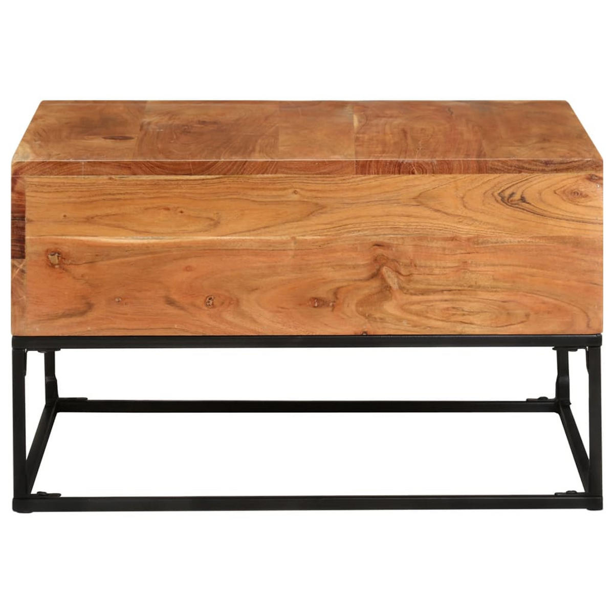COUCHTISCH 68x68x41 cm Massivholz Akazie - Braun, Holzwerkstoff (68/68/41cm) - furnicato
