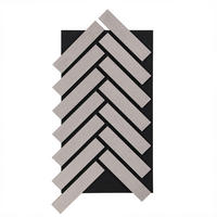 AKUSTIKPANEEL VEGA - Grey Oak, 1 x Paneel - Grau, Holz/Textil (40.5/80/2.2cm) - Home Deluxe