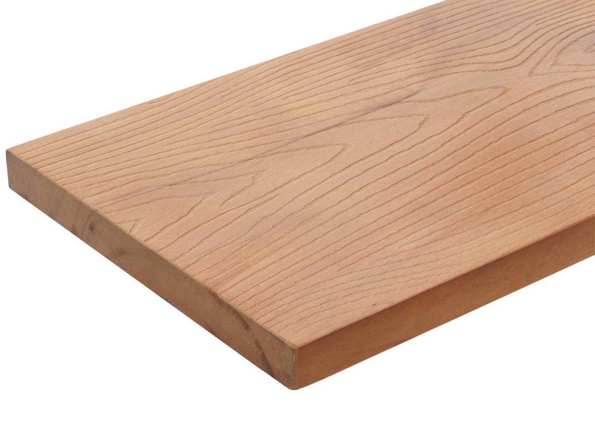 WANDREGAL 2er-Set 29x45x25cm 3D-Struktur Industrial Stahl Massiv-Holz Natur - Naturfarben, Holz (45/29/25cm) - BERLINLODGE