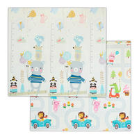 IGRALNA podloga - večbarvno, umetna masa/tekstil (195/175cm) - Relaxdays