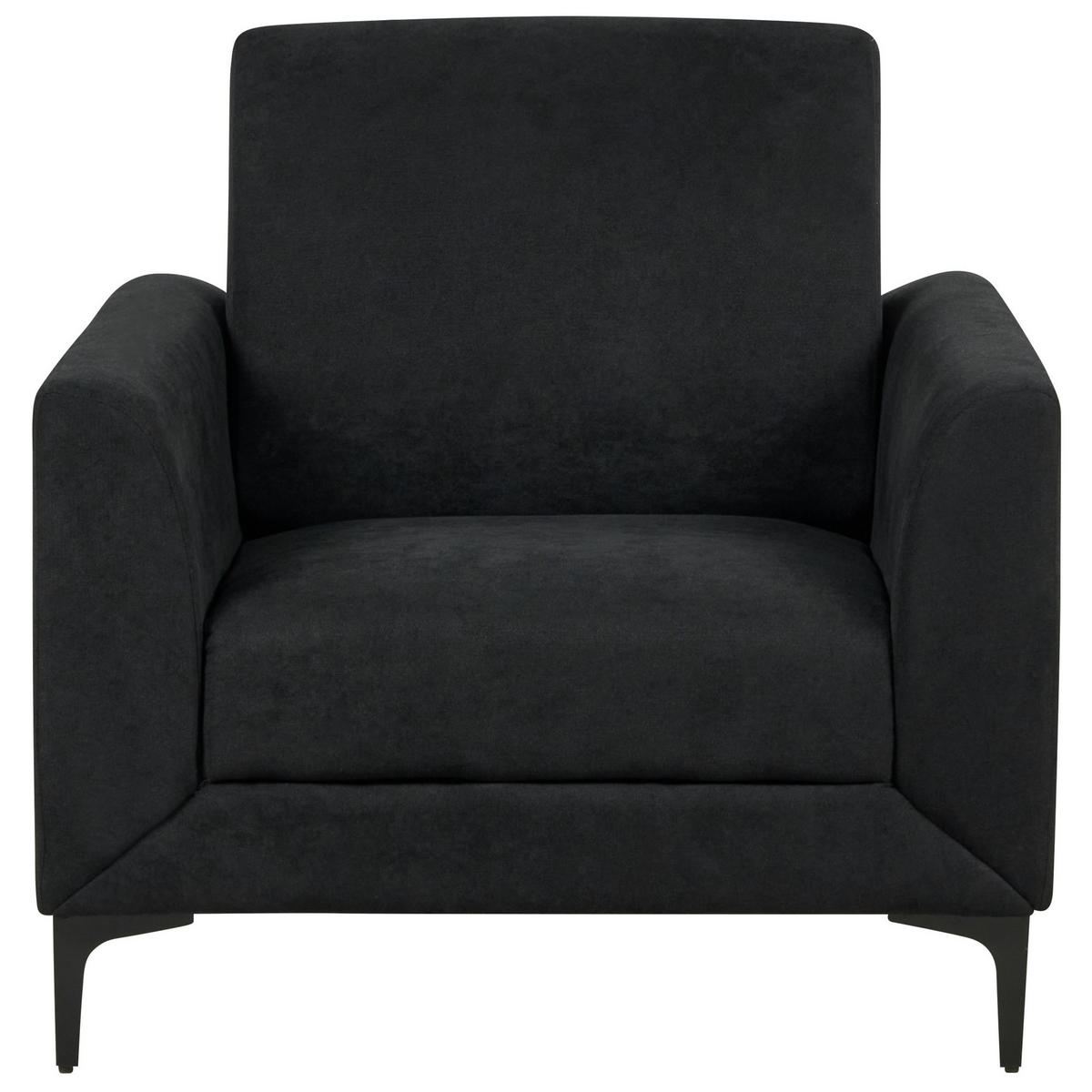 SESSEL schwarz Fenes - Schwarz, Textil (89/90/75cm) - Beliani