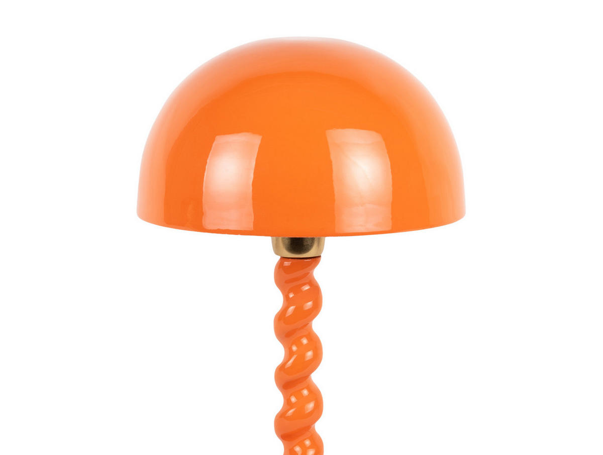 TISCHLAMPE Prisa 25/25/39 cm - Orange, Metall (25/25/39cm) - Leitmotiv
