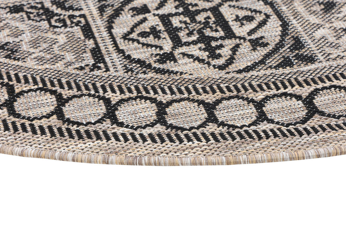 TEPPICH MELISSA Braun 100/100 cm - Braun, Kunststoff (100/100cm) - Tapiso