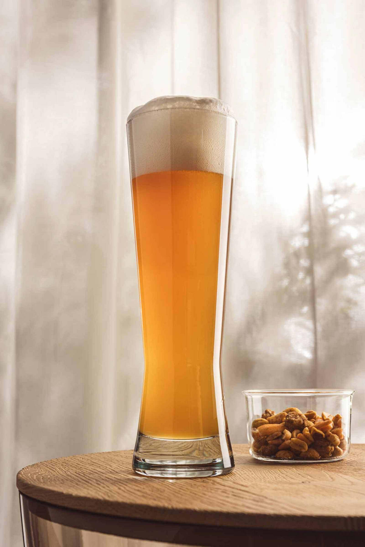 WEIZENBIERGLÄSER Grano transparent 500 ml 6er Set - Transparent, Glas (0.5L) - Leonardo Living