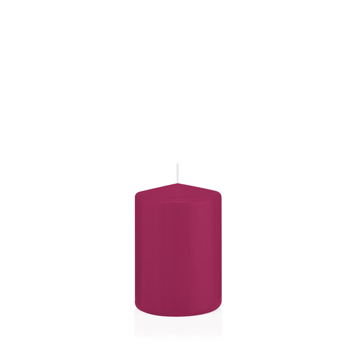 STUMPENKERZEN Cardinal Ø 68 x 100 mm, 12 Stück - Lila, Paraffin (7/10cm) - Wiedemann Kerzen