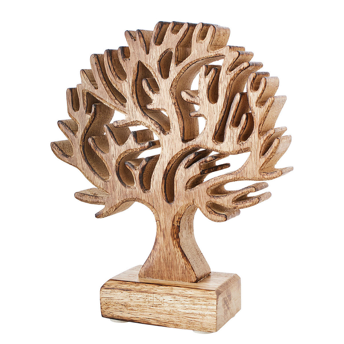 DEKOFIGUR Baum Autumn Forest - Braun, Holz (5/17/26cm) - Butlers