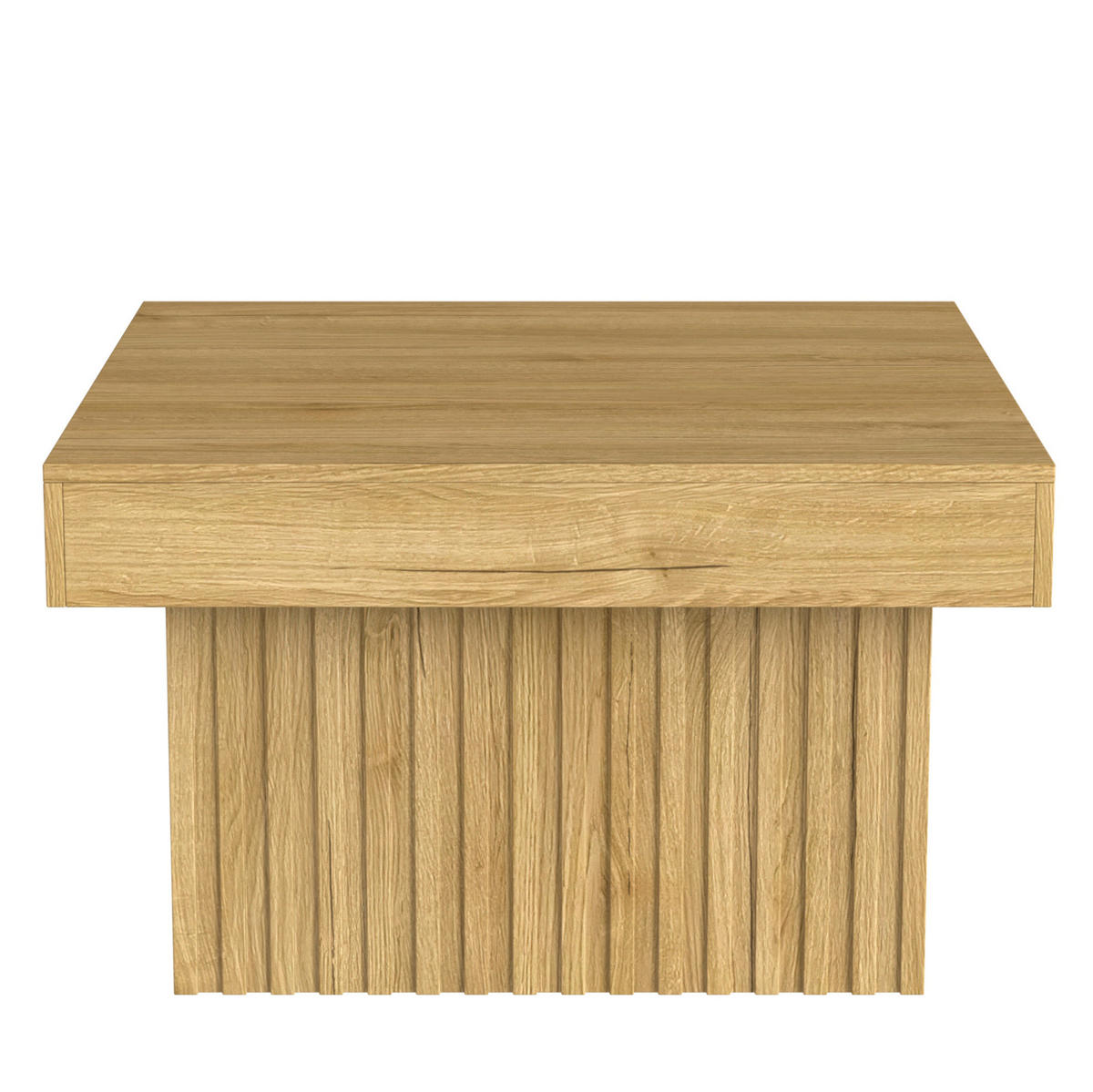 COUCHTISCH 79/79/46 cm aus MDF und Spanplatte, pflegeleicht und vielseitig, Natur - Naturfarben, Holzwerkstoff (79/79/46cm) - Redom