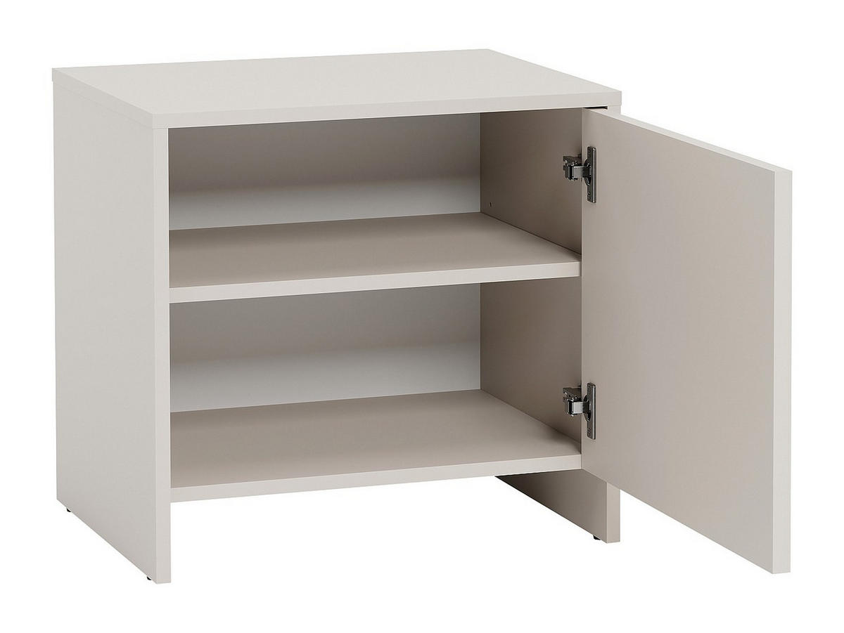 NACHTTISCH - 52cm x 40cm - MDF - beige - NALYRA - Beige, Holz (52/50/40cm) - Vente-Unique