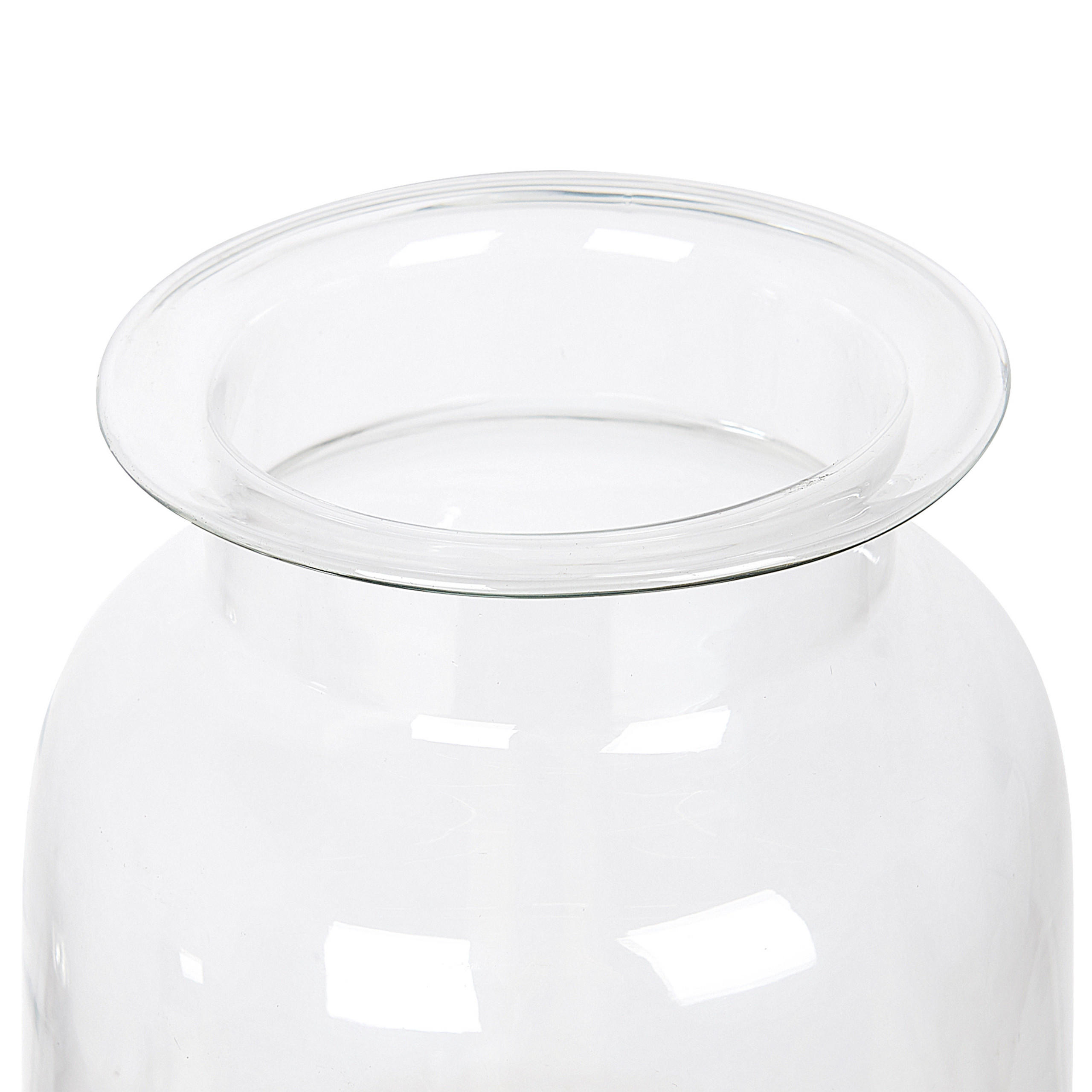 BLUMENVASE Glas bunt Bhature - Multicolor, Glas (27cm) - Beliani
