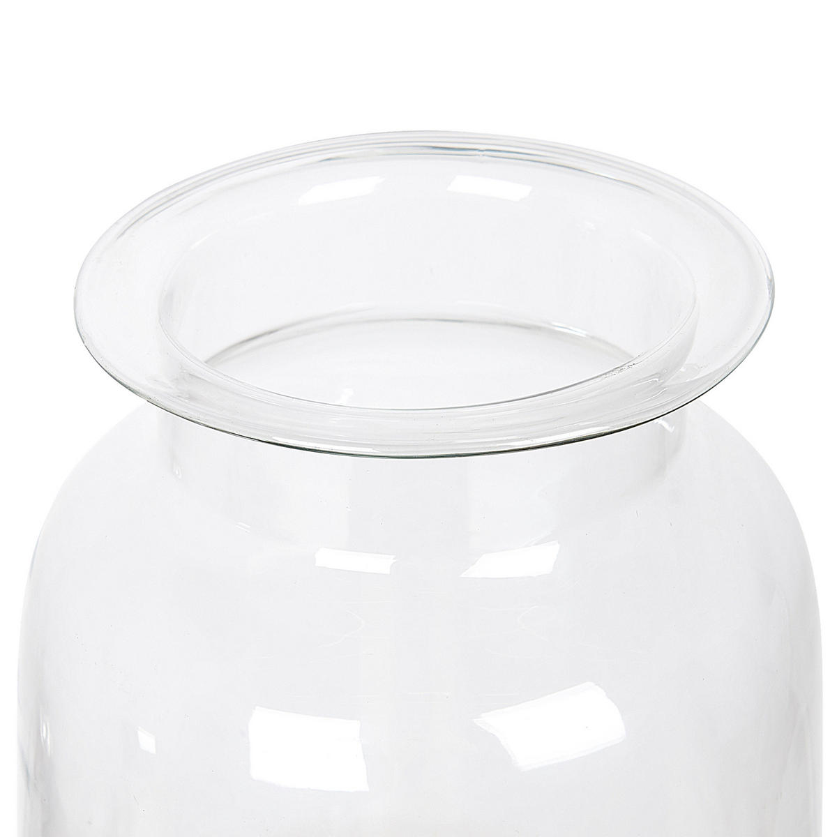 BLUMENVASE Glas bunt Bhature - Multicolor, Glas (27cm) - Beliani