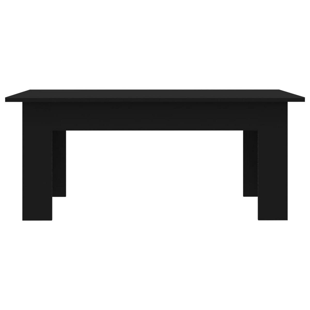 COUCHTISCH Schwarz 100x60x42 cm Holzwerkstoff - Schwarz, Holzwerkstoff (60/100/42cm) - furnicato