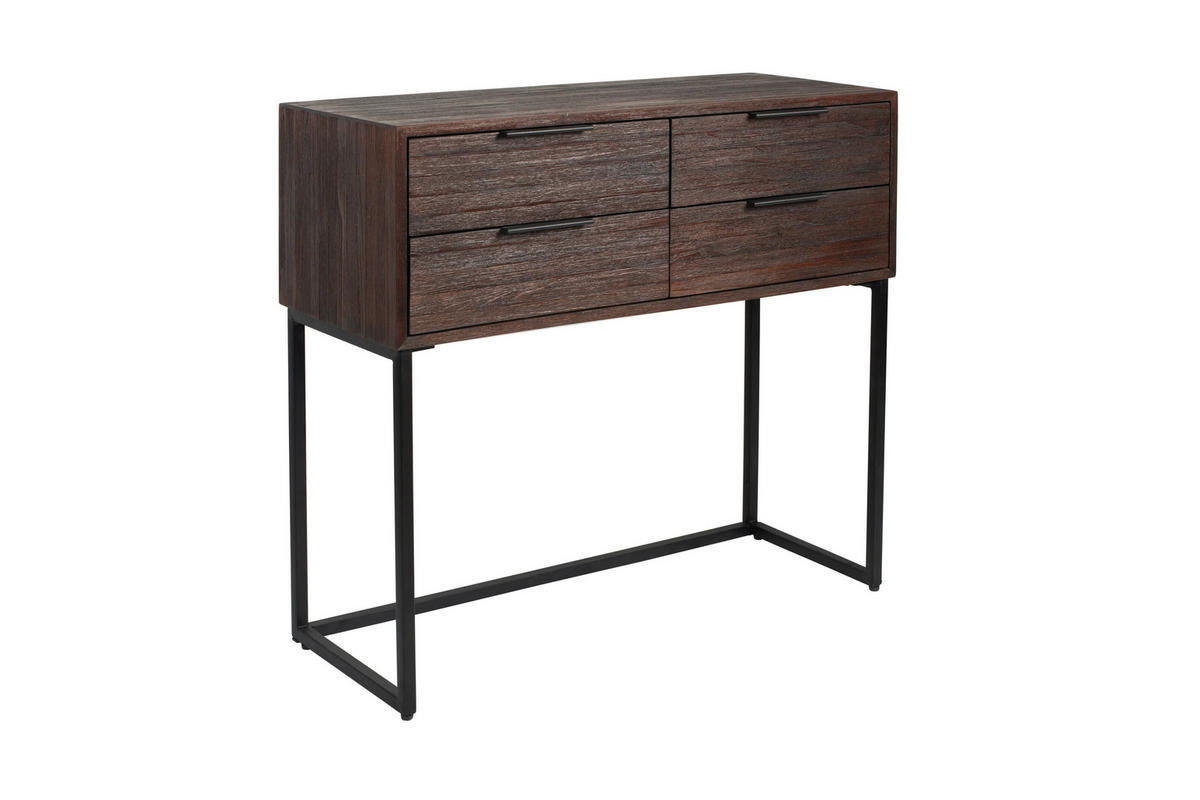 BEISTELLTISCH Webster - Braun - 35/90/82 cm - Braun, Holz (35/90/82cm)