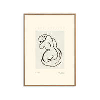 POSTER mit Rahmen Arch Atelier - Carl Newman 03 - Eichefarben/Naturfarben, Holz/Papier (70/100cm) - Poster&Frame